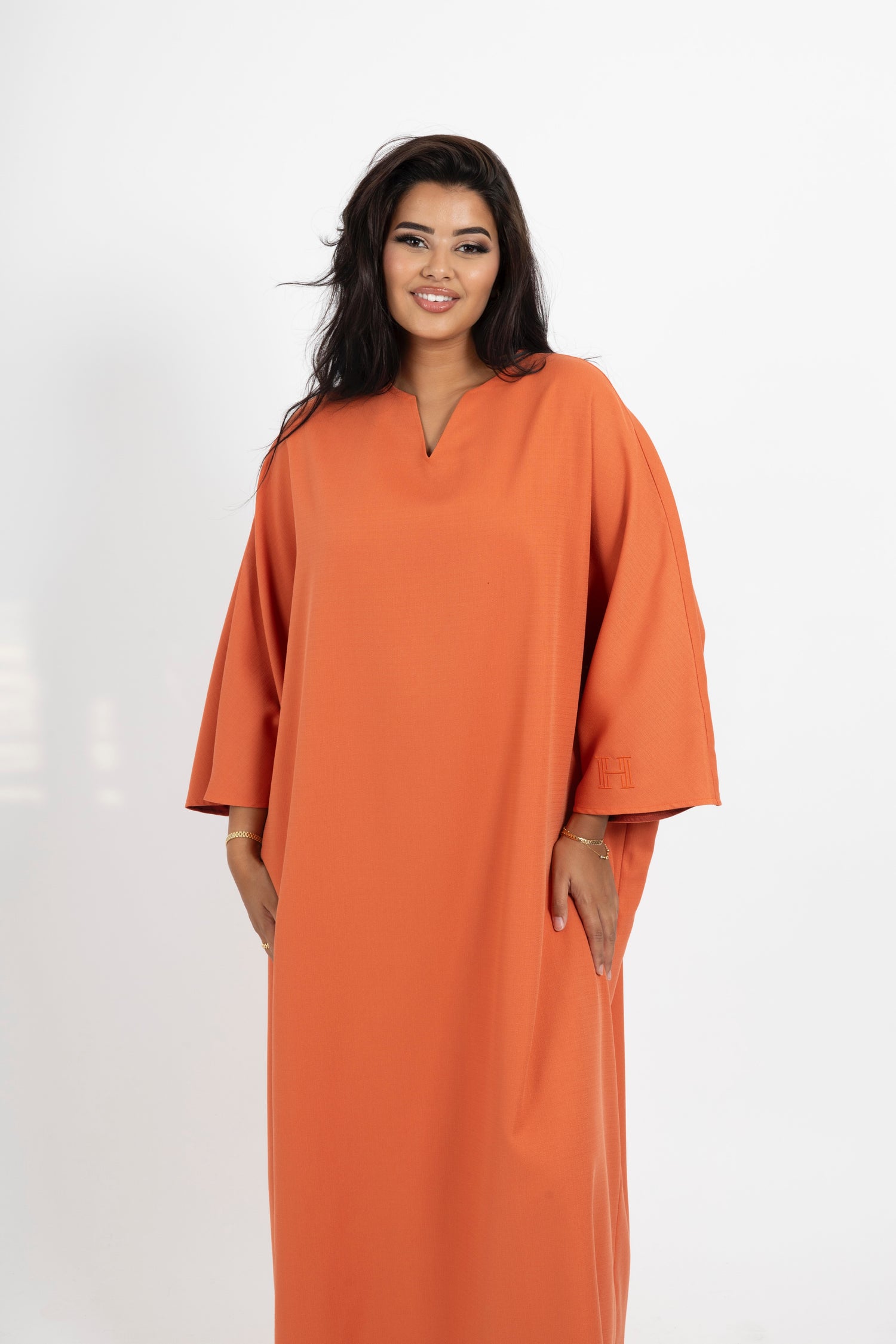 OVERSIZED LINEN ABAYA