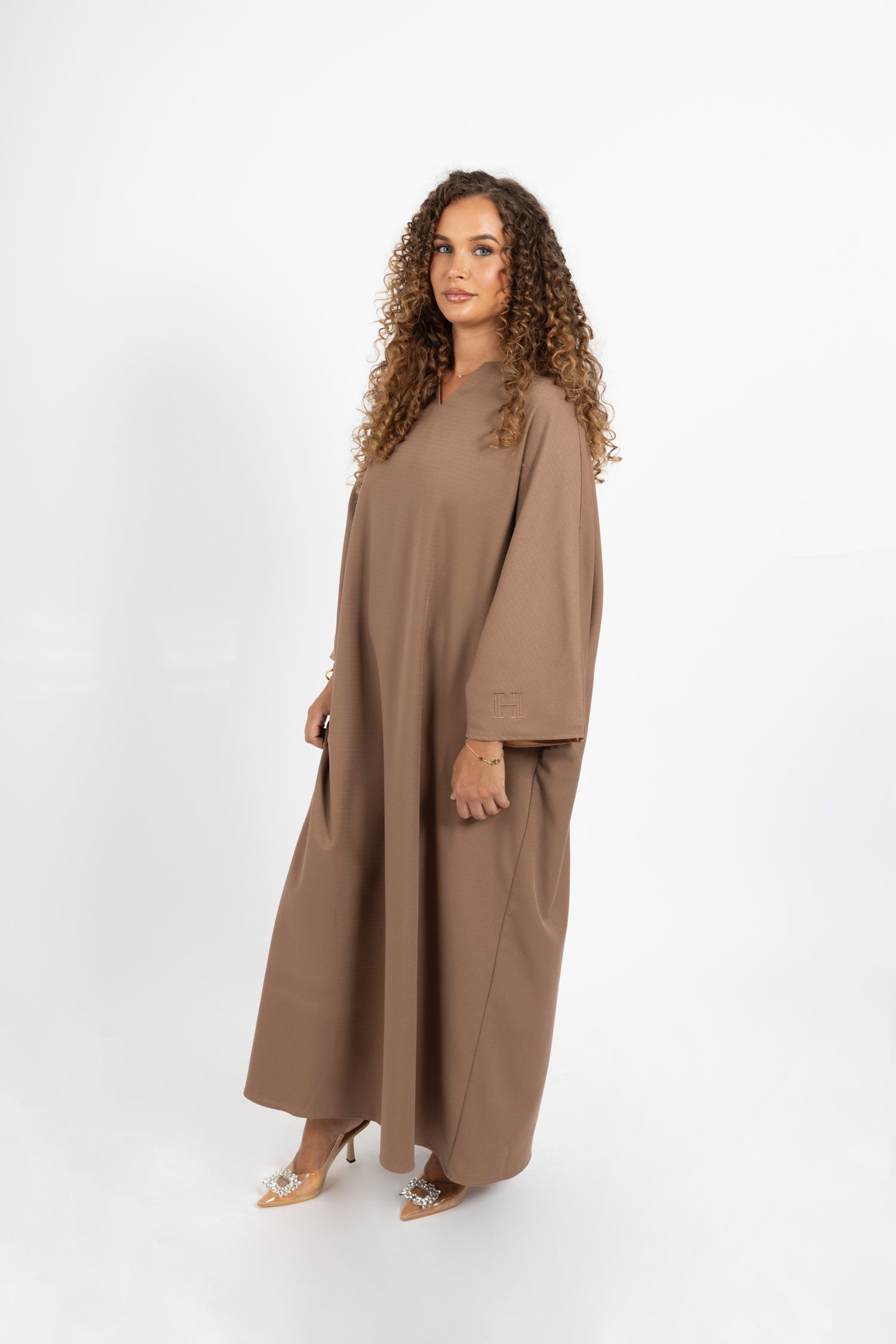 OVERSIZED LINEN ABAYA