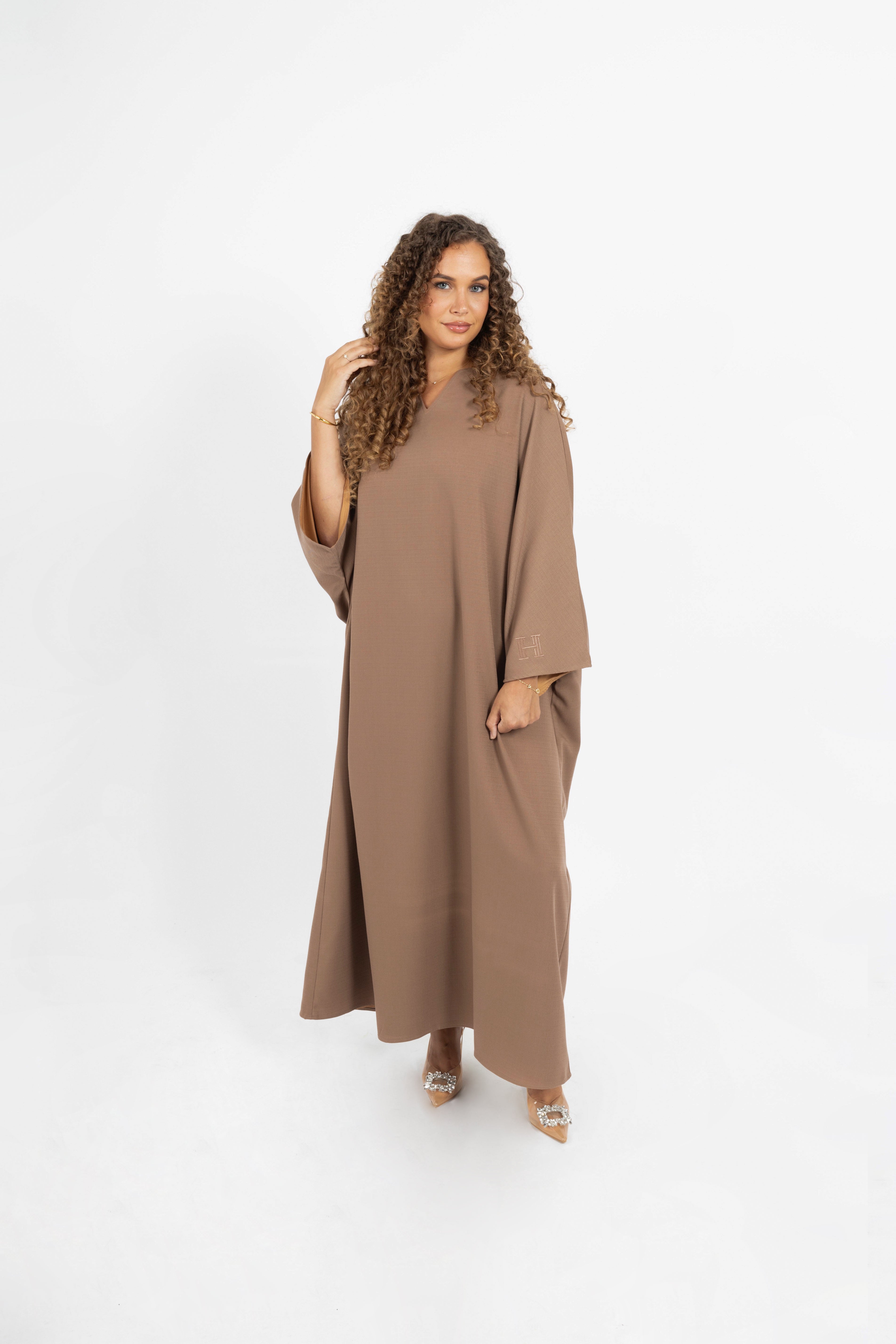 OVERSIZED LINEN ABAYA