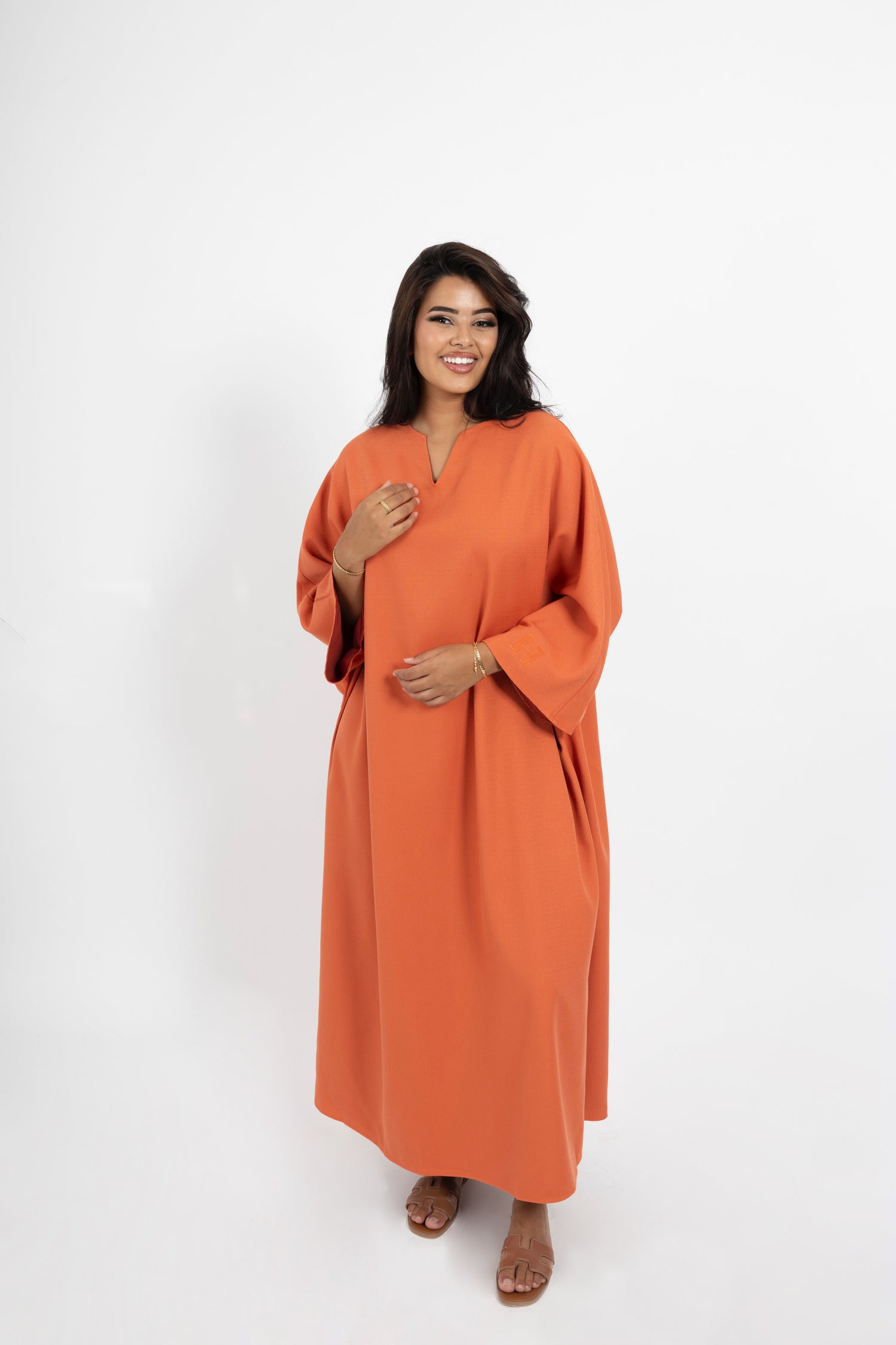 OVERSIZED LINEN ABAYA