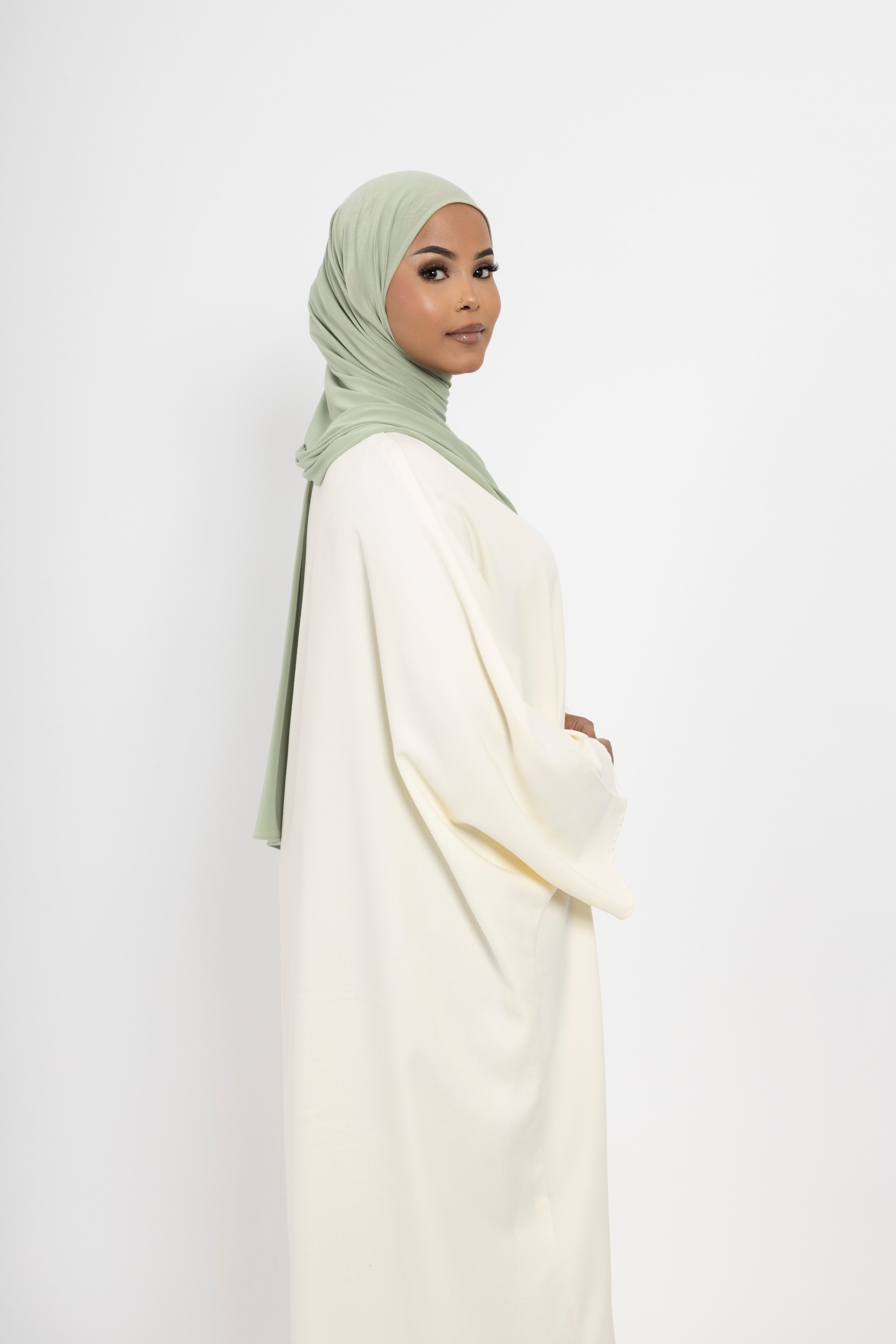 OVERSIZED LINEN ABAYA