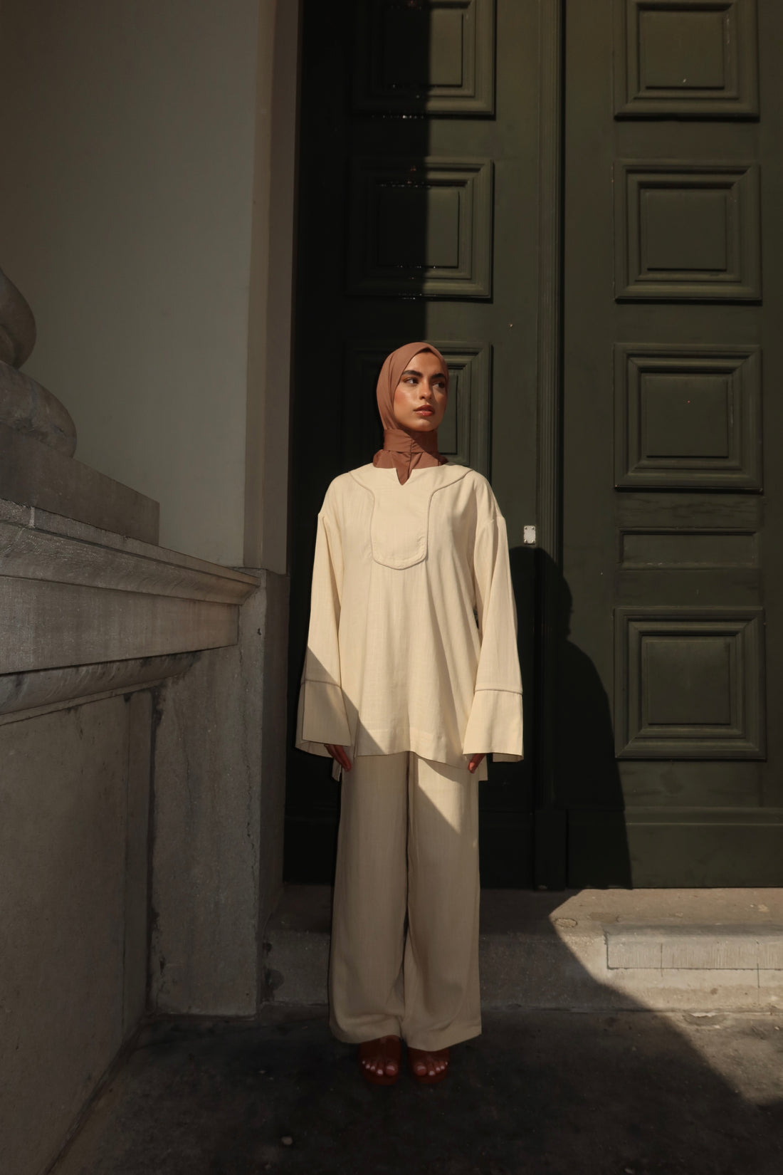 Linen two-piece set