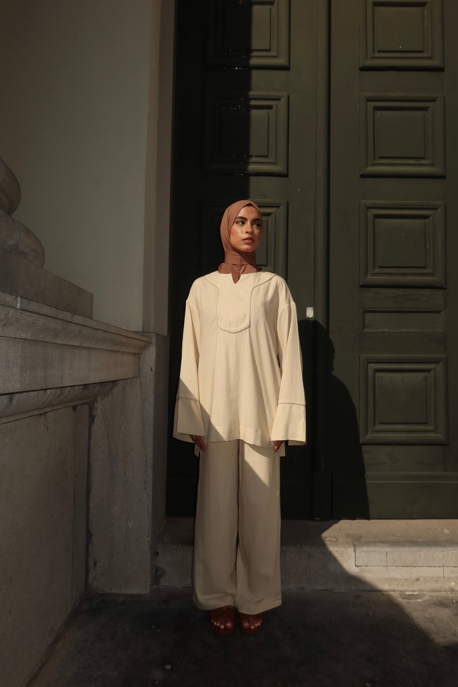 Linen two-piece set