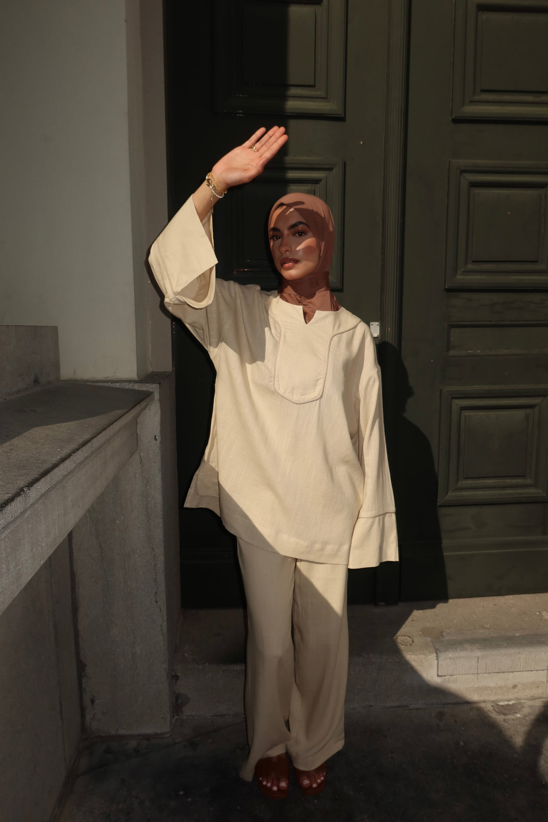 Linen two-piece set