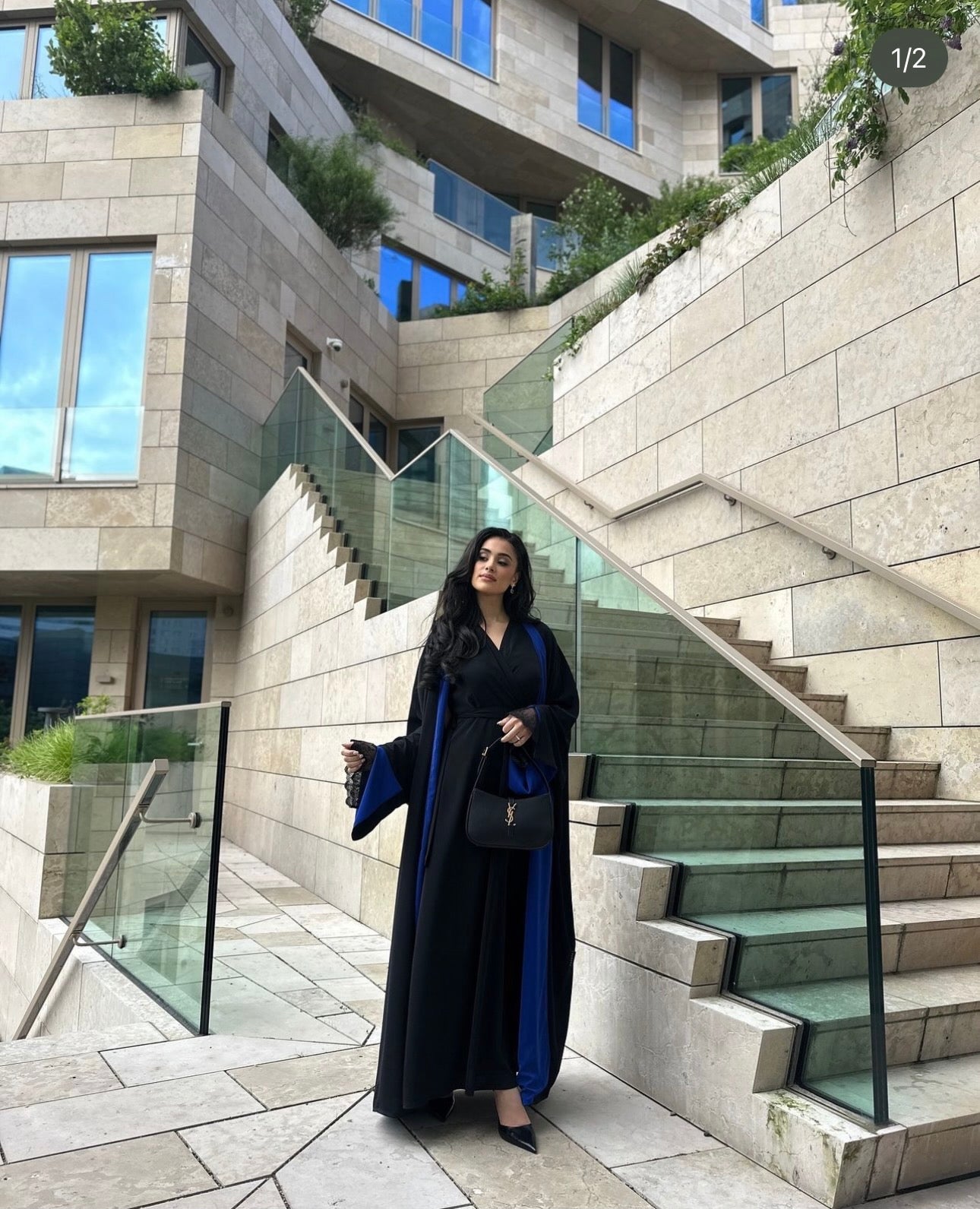 OVERSIZED ABAYA AND UNDERDRESS